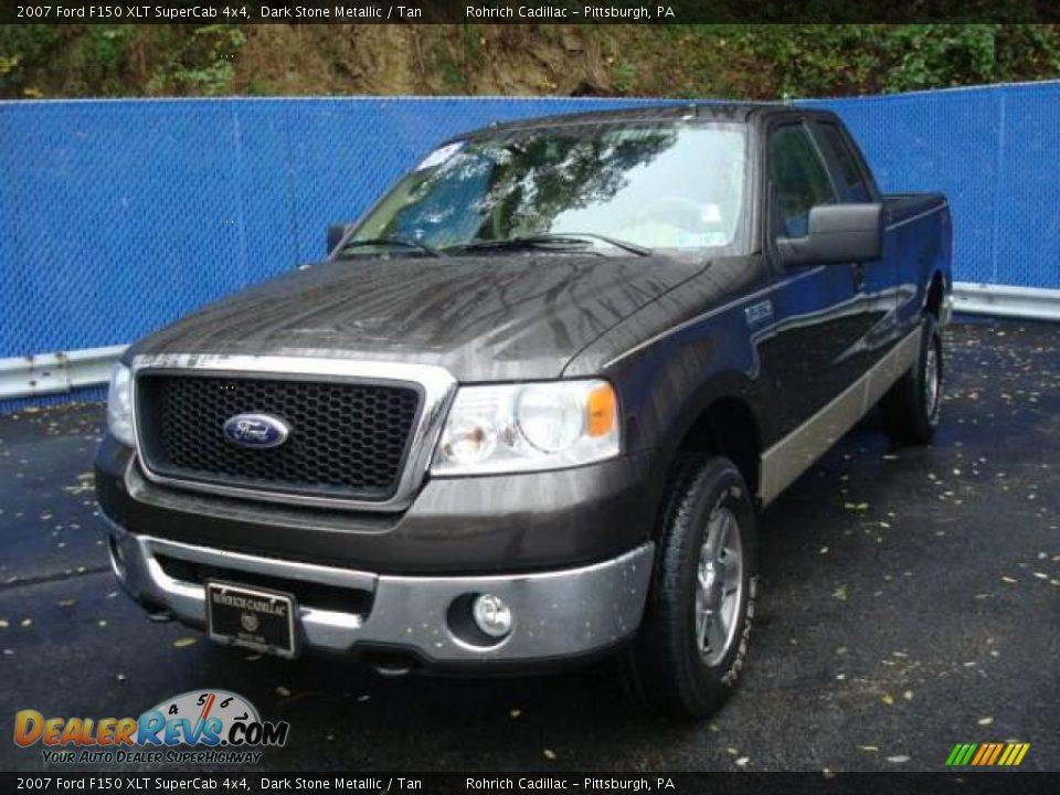 2007 Ford F150 XLT SuperCab 4x4 Dark Stone Metallic / Tan Photo #8