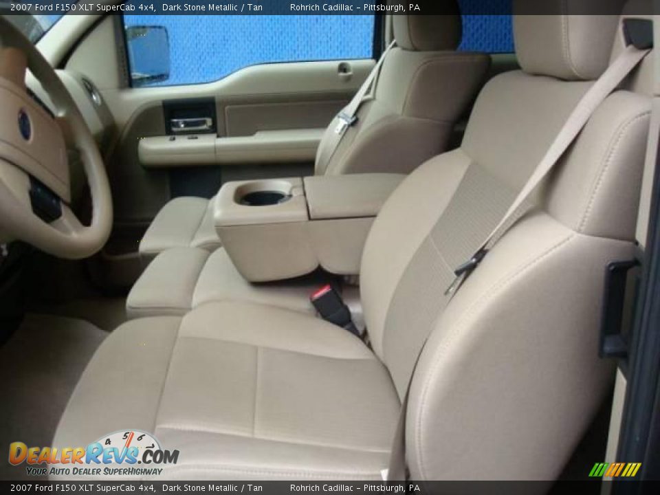2007 Ford F150 XLT SuperCab 4x4 Dark Stone Metallic / Tan Photo #11