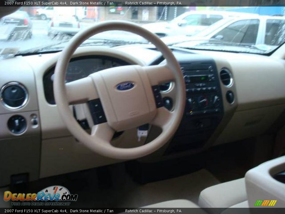 2007 Ford F150 XLT SuperCab 4x4 Dark Stone Metallic / Tan Photo #13