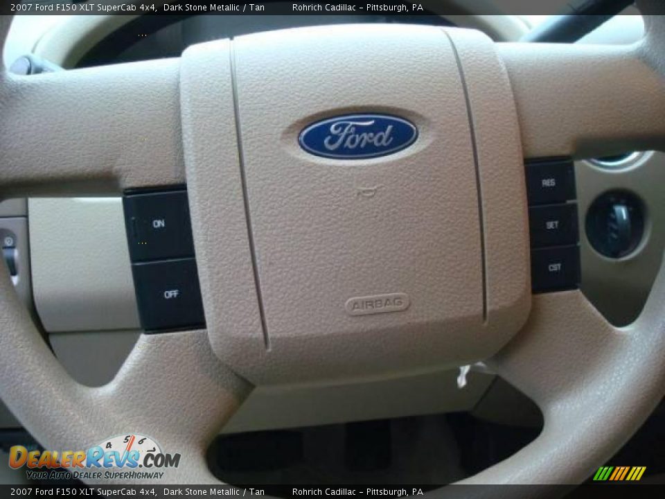 2007 Ford F150 XLT SuperCab 4x4 Dark Stone Metallic / Tan Photo #15