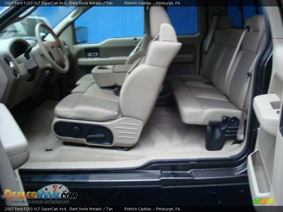 2007 Ford F150 XLT SuperCab 4x4 Dark Stone Metallic / Tan Photo #16