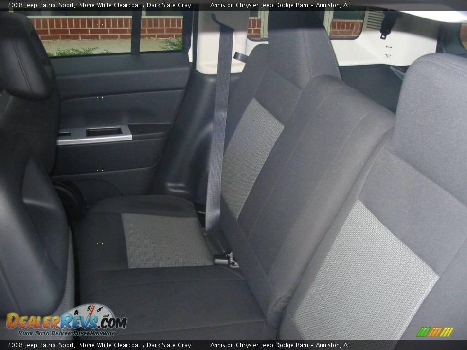 2008 Jeep Patriot Sport Stone White Clearcoat / Dark Slate Gray Photo #3