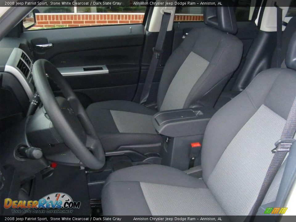 2008 Jeep Patriot Sport Stone White Clearcoat / Dark Slate Gray Photo #4