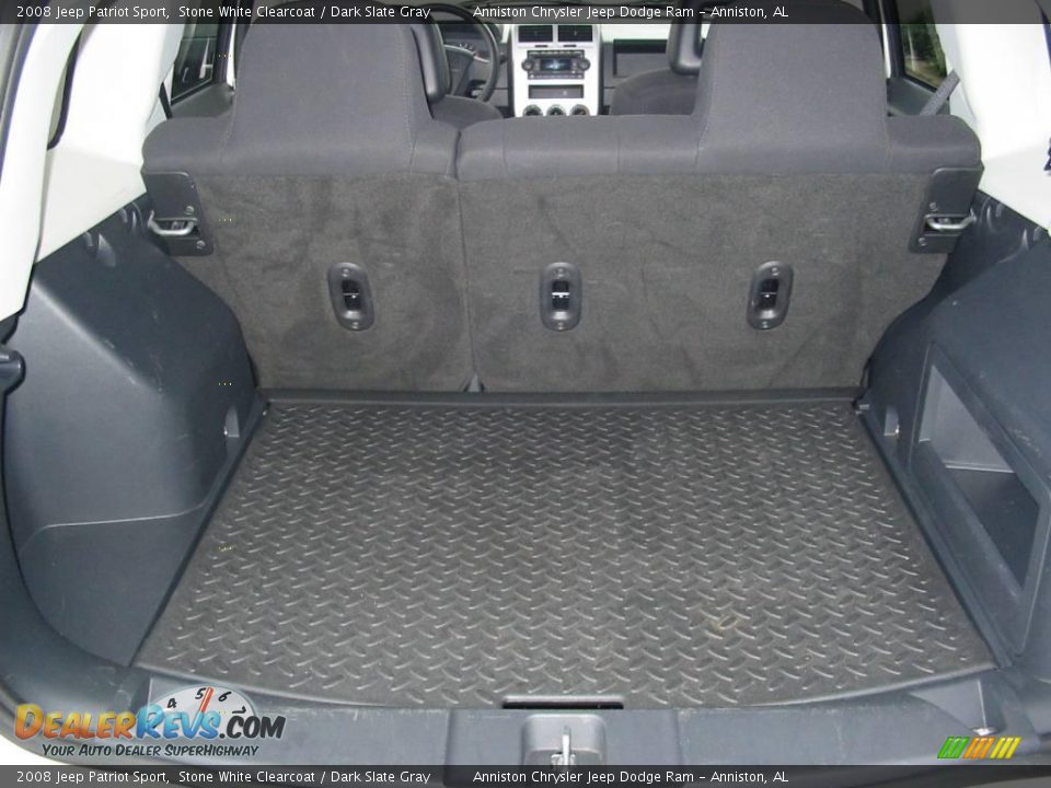 2008 Jeep Patriot Sport Stone White Clearcoat / Dark Slate Gray Photo #13