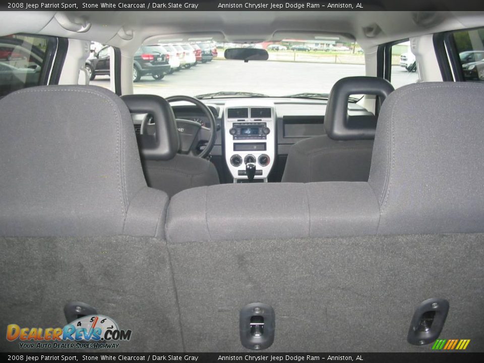 2008 Jeep Patriot Sport Stone White Clearcoat / Dark Slate Gray Photo #14