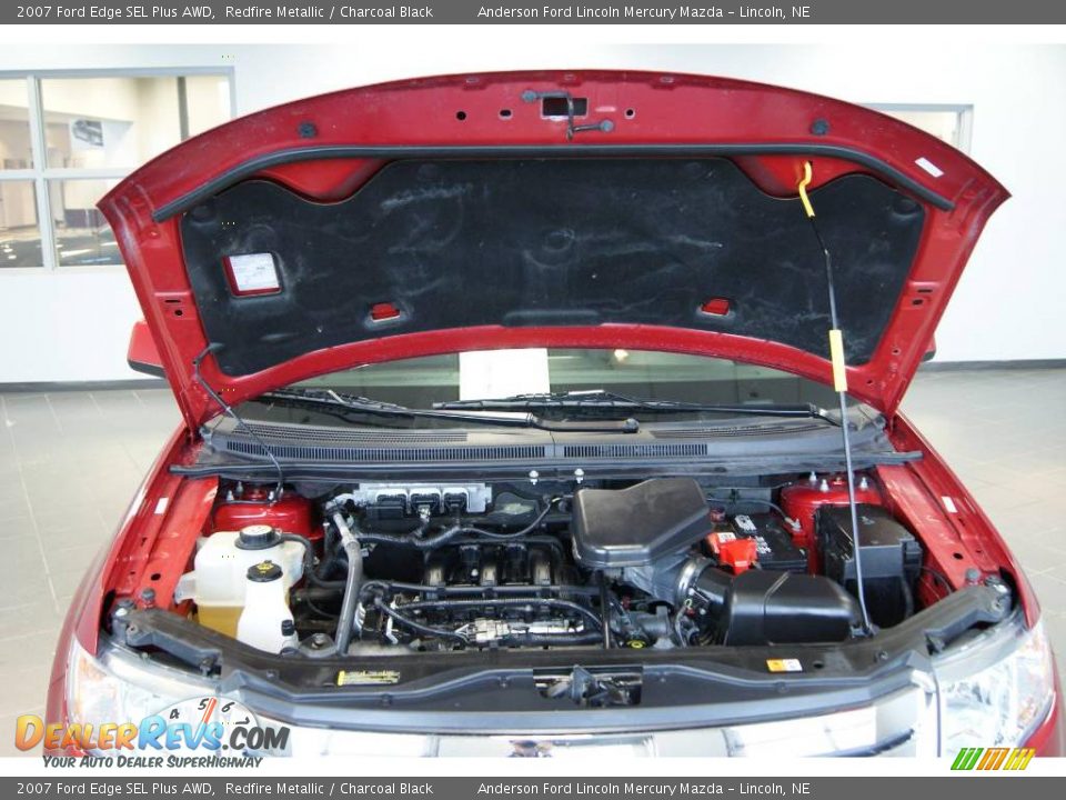 2007 Ford Edge SEL Plus AWD Redfire Metallic / Charcoal Black Photo #9