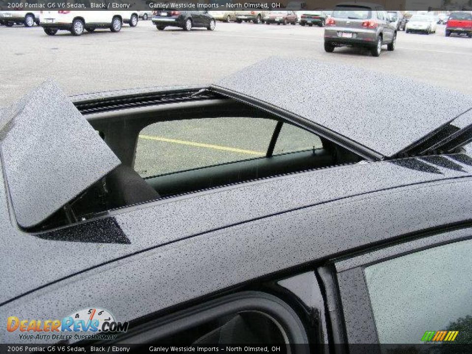 2006 Pontiac G6 V6 Sedan Black / Ebony Photo #20