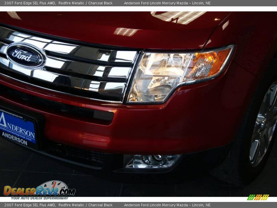 2007 Ford Edge SEL Plus AWD Redfire Metallic / Charcoal Black Photo #13