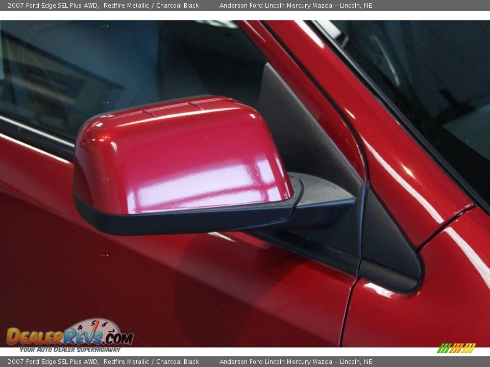 2007 Ford Edge SEL Plus AWD Redfire Metallic / Charcoal Black Photo #14