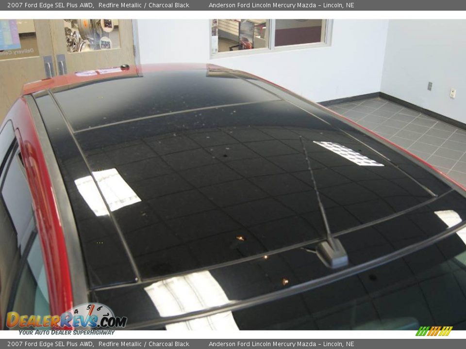 2007 Ford Edge SEL Plus AWD Redfire Metallic / Charcoal Black Photo #15