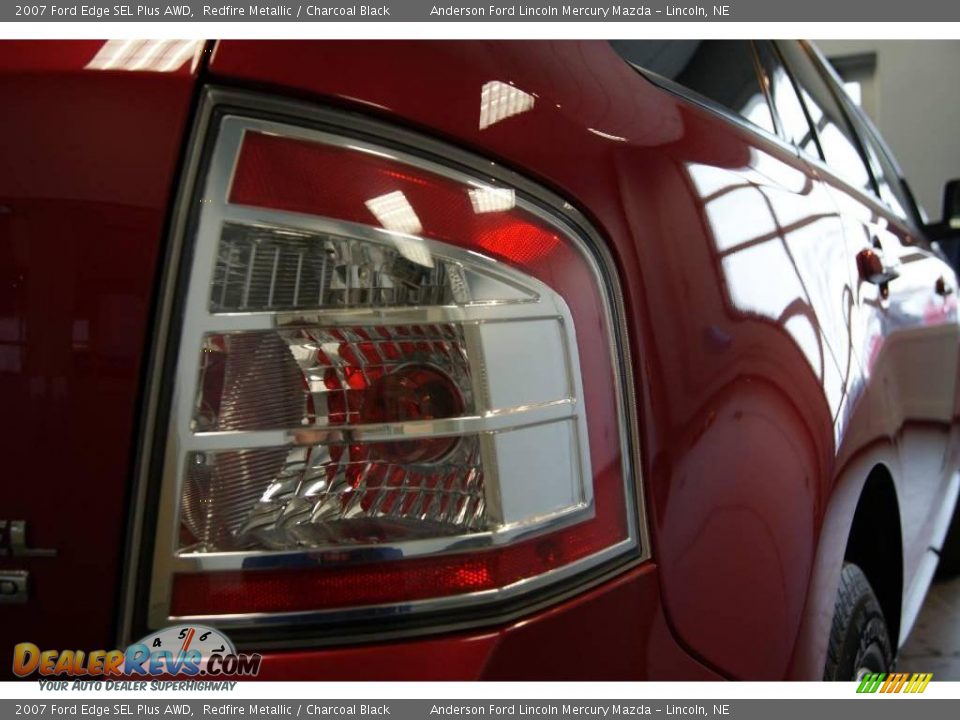 2007 Ford Edge SEL Plus AWD Redfire Metallic / Charcoal Black Photo #17