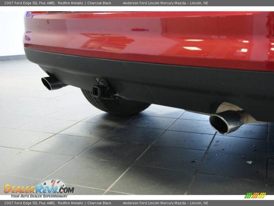 2007 Ford Edge SEL Plus AWD Redfire Metallic / Charcoal Black Photo #19