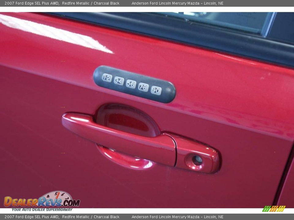 2007 Ford Edge SEL Plus AWD Redfire Metallic / Charcoal Black Photo #21
