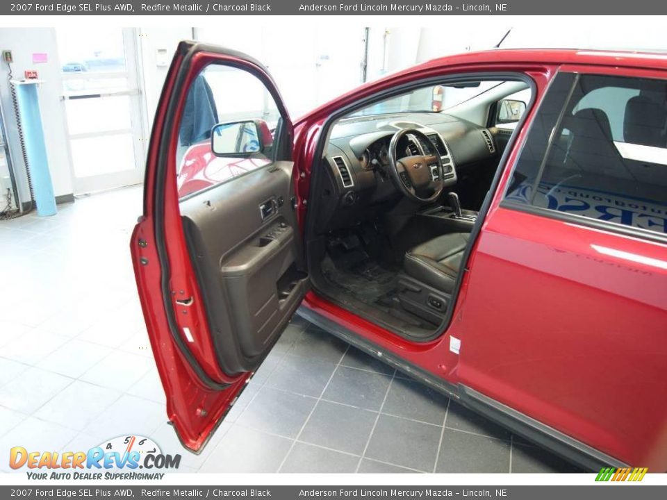 2007 Ford Edge SEL Plus AWD Redfire Metallic / Charcoal Black Photo #22
