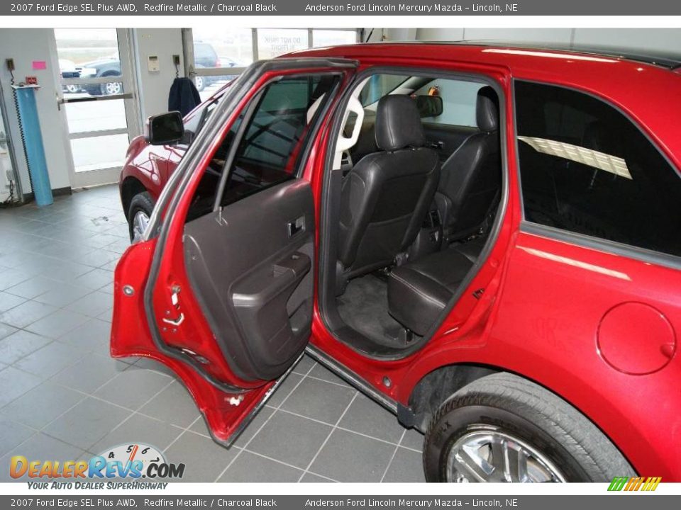 2007 Ford Edge SEL Plus AWD Redfire Metallic / Charcoal Black Photo #23