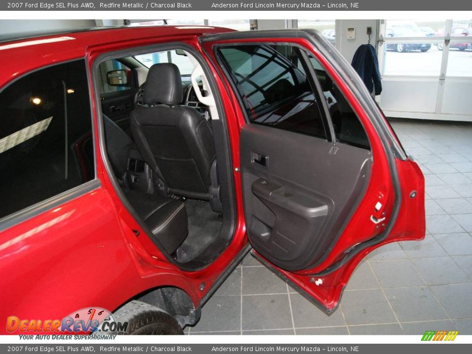 2007 Ford Edge SEL Plus AWD Redfire Metallic / Charcoal Black Photo #24