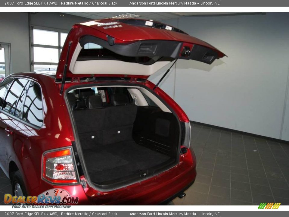 2007 Ford Edge SEL Plus AWD Redfire Metallic / Charcoal Black Photo #26