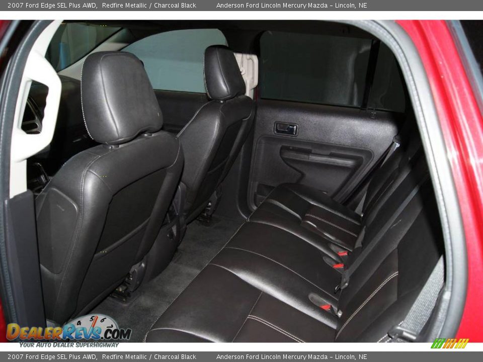 2007 Ford Edge SEL Plus AWD Redfire Metallic / Charcoal Black Photo #33