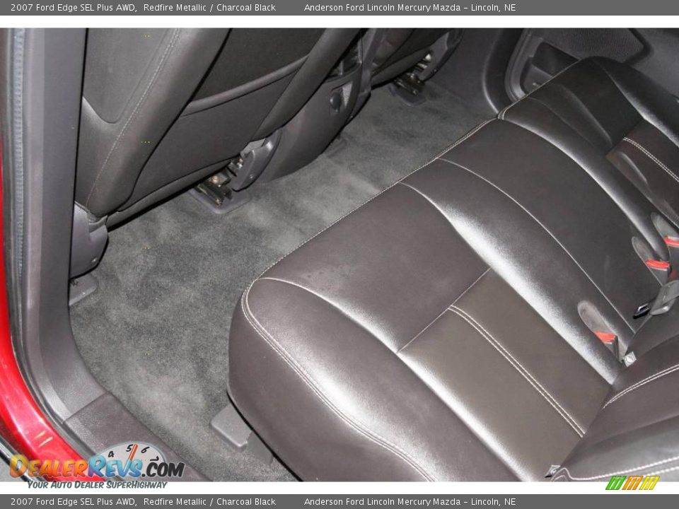 2007 Ford Edge SEL Plus AWD Redfire Metallic / Charcoal Black Photo #34