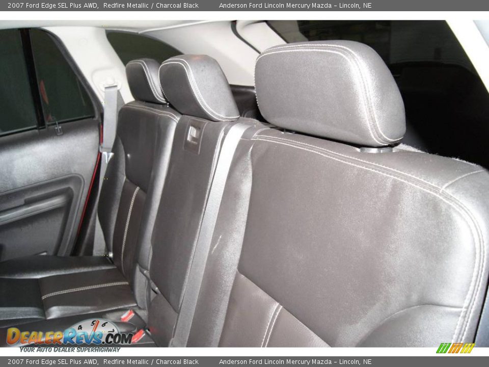 2007 Ford Edge SEL Plus AWD Redfire Metallic / Charcoal Black Photo #35