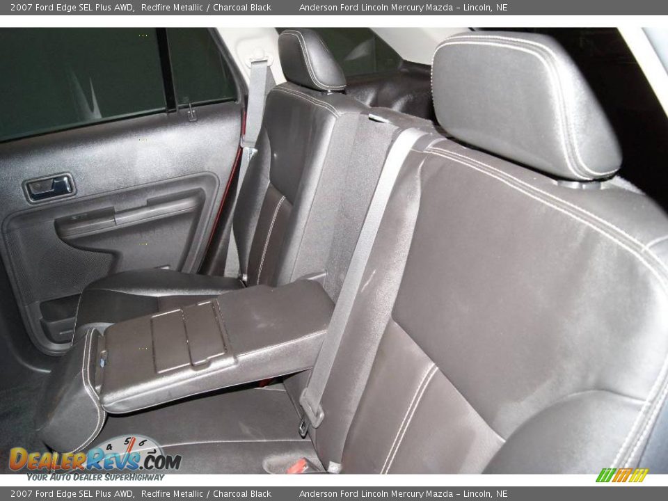 2007 Ford Edge SEL Plus AWD Redfire Metallic / Charcoal Black Photo #36