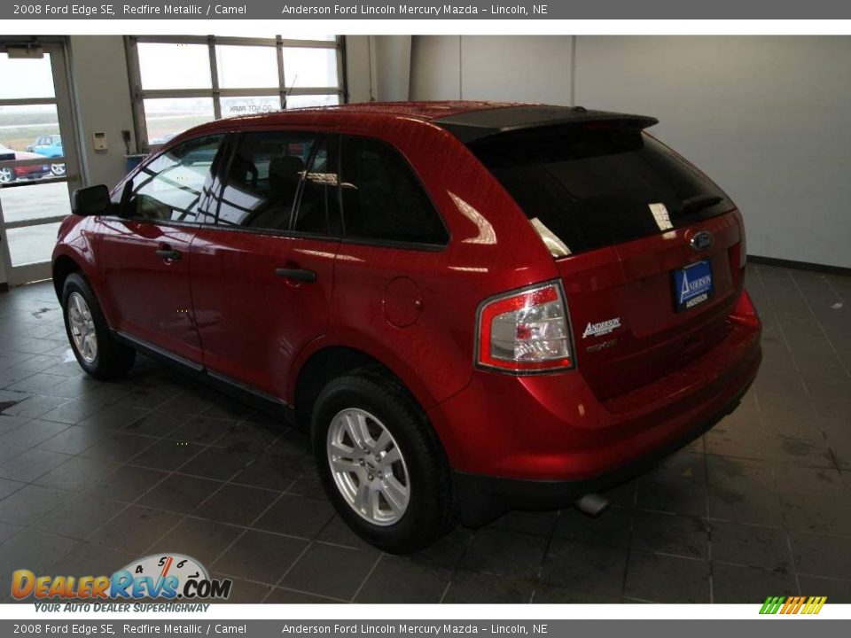 2008 Ford Edge SE Redfire Metallic / Camel Photo #5