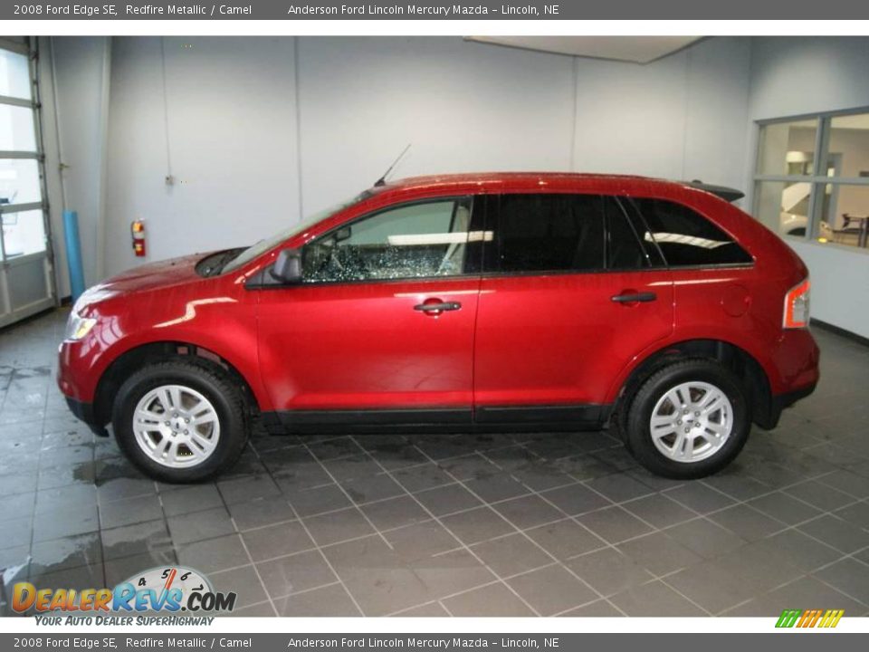 2008 Ford Edge SE Redfire Metallic / Camel Photo #6