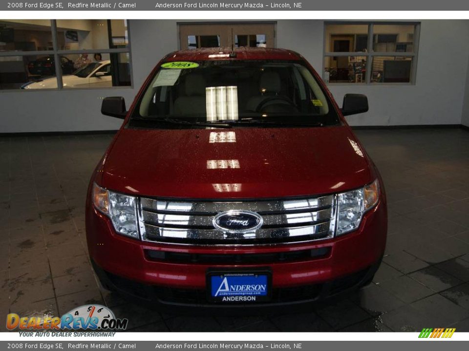 2008 Ford Edge SE Redfire Metallic / Camel Photo #8