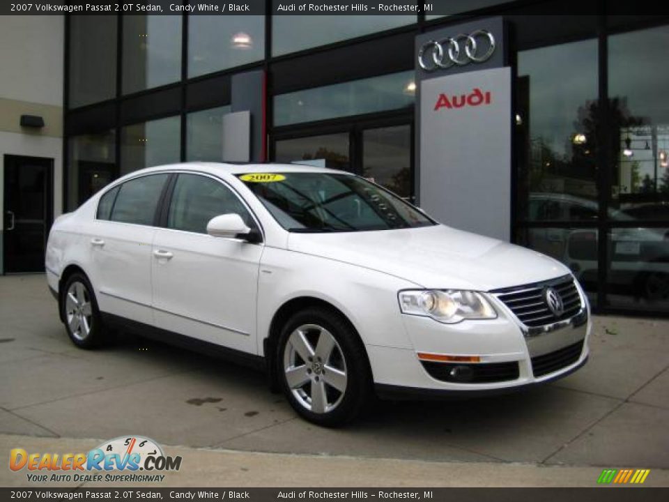 2007 Volkswagen Passat 2.0T Sedan Candy White / Black Photo #1