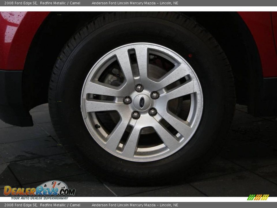 2008 Ford Edge SE Redfire Metallic / Camel Photo #11
