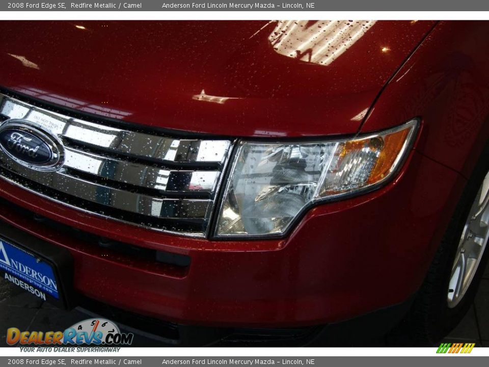 2008 Ford Edge SE Redfire Metallic / Camel Photo #13