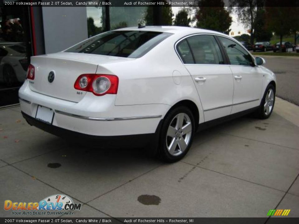 2007 Volkswagen Passat 2.0T Sedan Candy White / Black Photo #6