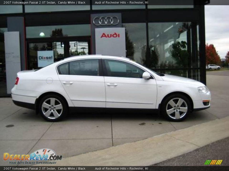 2007 Volkswagen Passat 2.0T Sedan Candy White / Black Photo #7