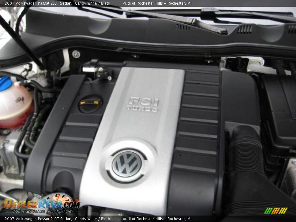 2007 Volkswagen Passat 2.0T Sedan Candy White / Black Photo #10