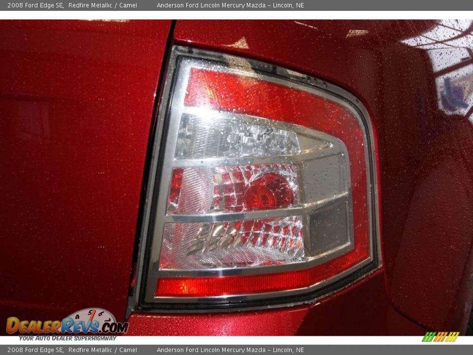2008 Ford Edge SE Redfire Metallic / Camel Photo #18