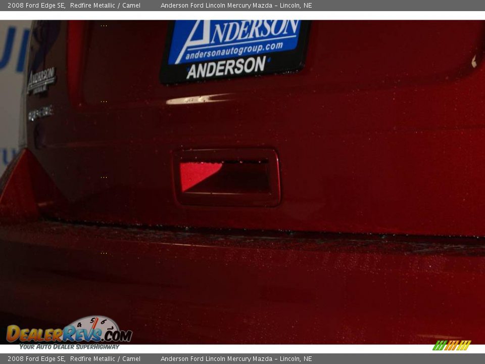 2008 Ford Edge SE Redfire Metallic / Camel Photo #20