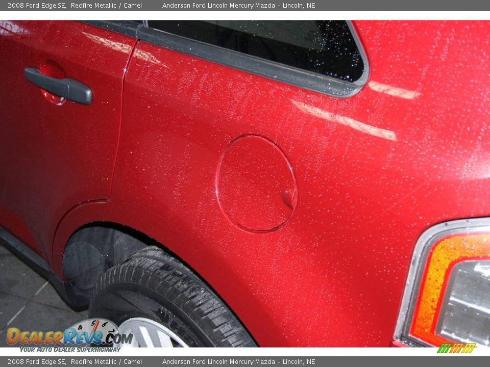 2008 Ford Edge SE Redfire Metallic / Camel Photo #21