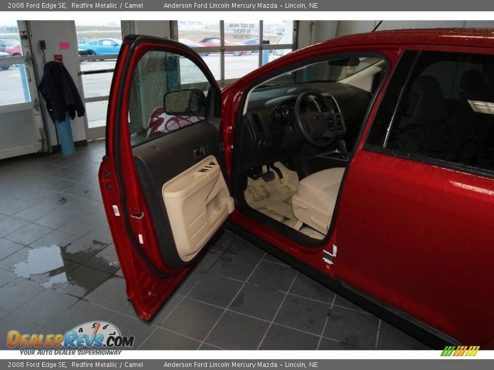 2008 Ford Edge SE Redfire Metallic / Camel Photo #23