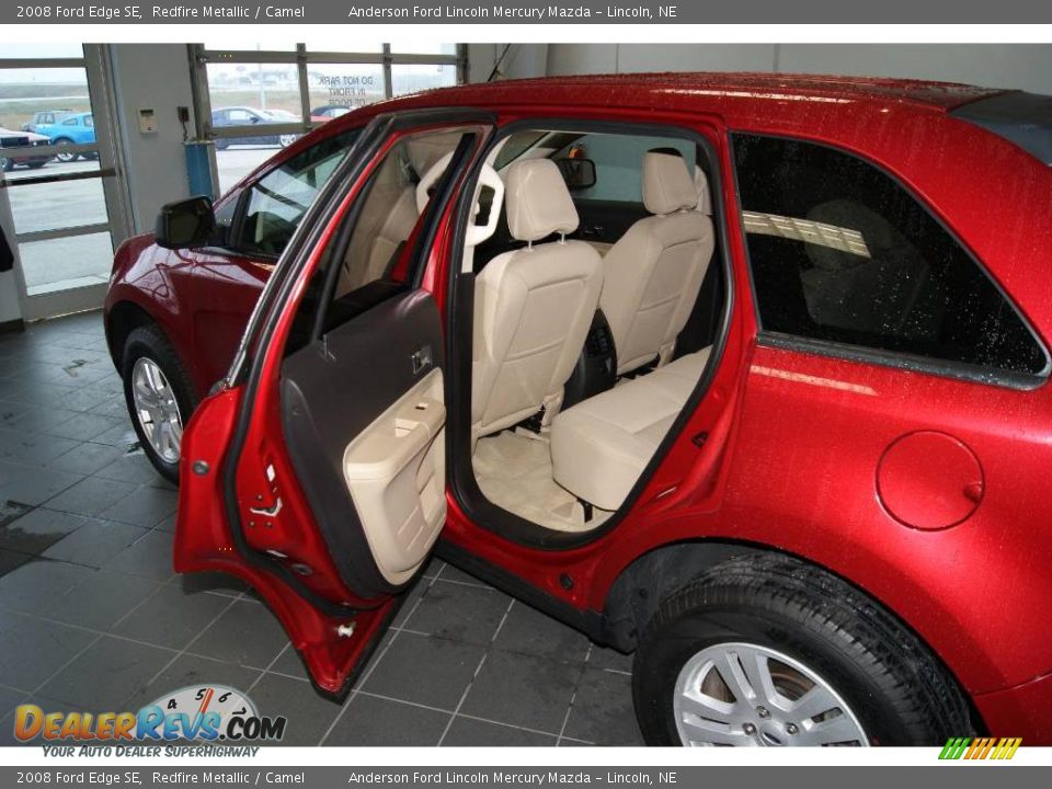2008 Ford Edge SE Redfire Metallic / Camel Photo #24