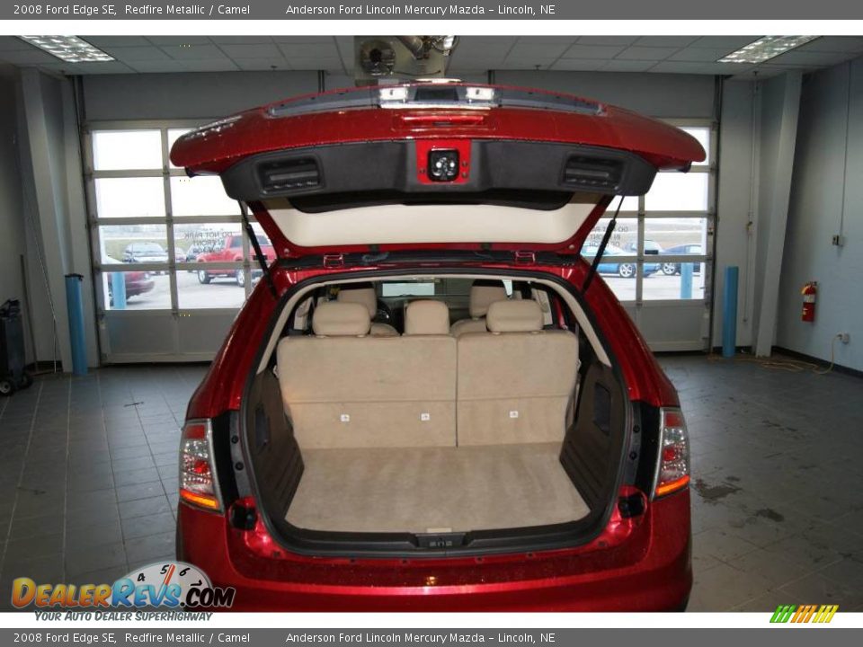 2008 Ford Edge SE Redfire Metallic / Camel Photo #28