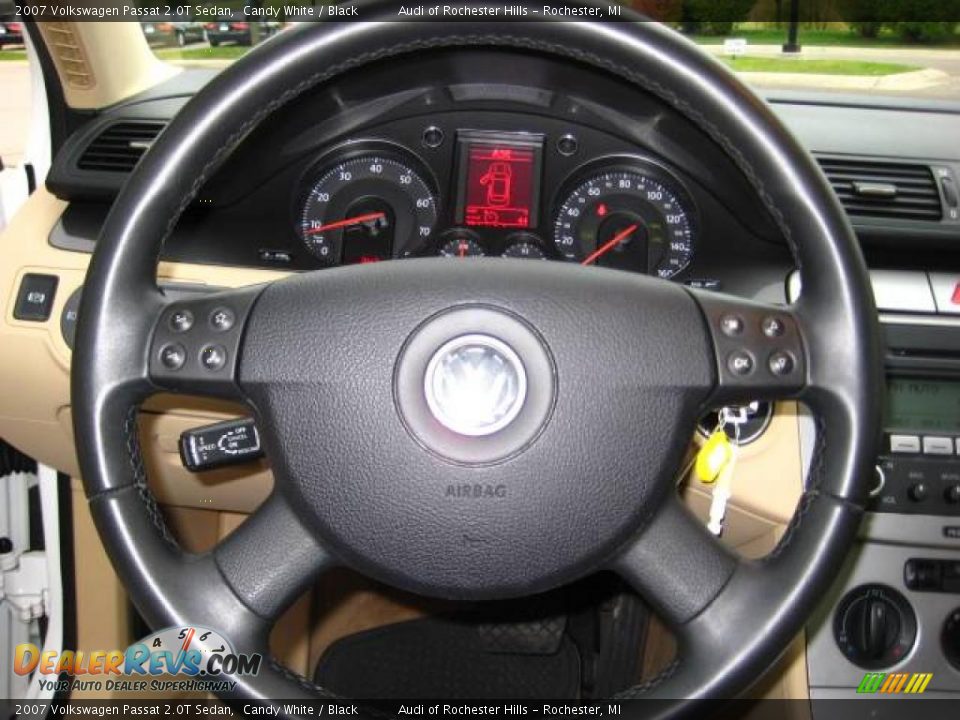 2007 Volkswagen Passat 2.0T Sedan Candy White / Black Photo #21