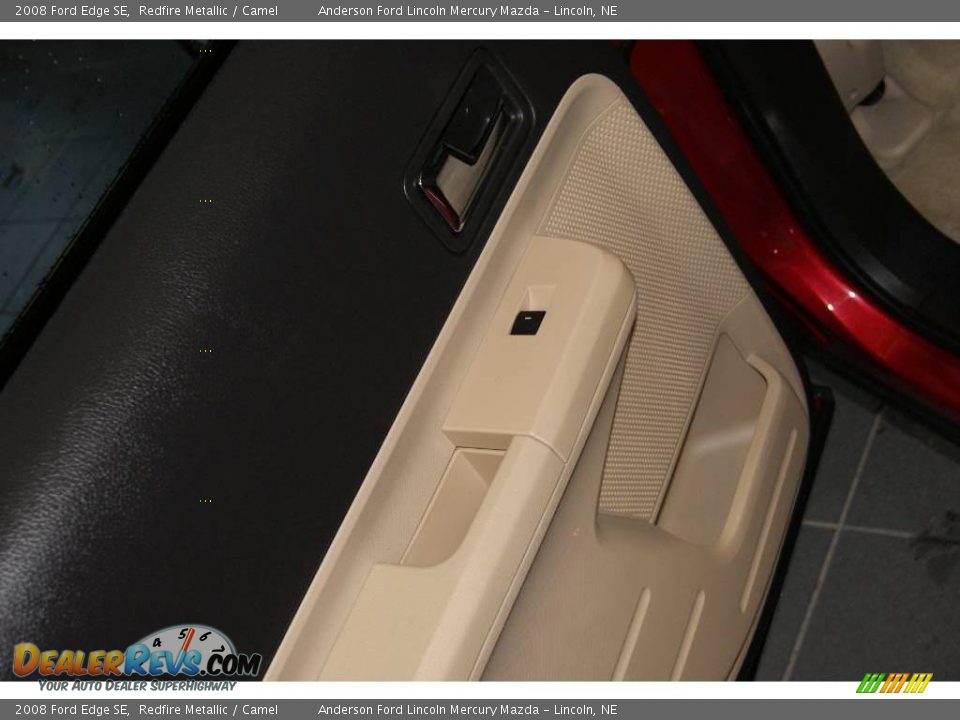 2008 Ford Edge SE Redfire Metallic / Camel Photo #32
