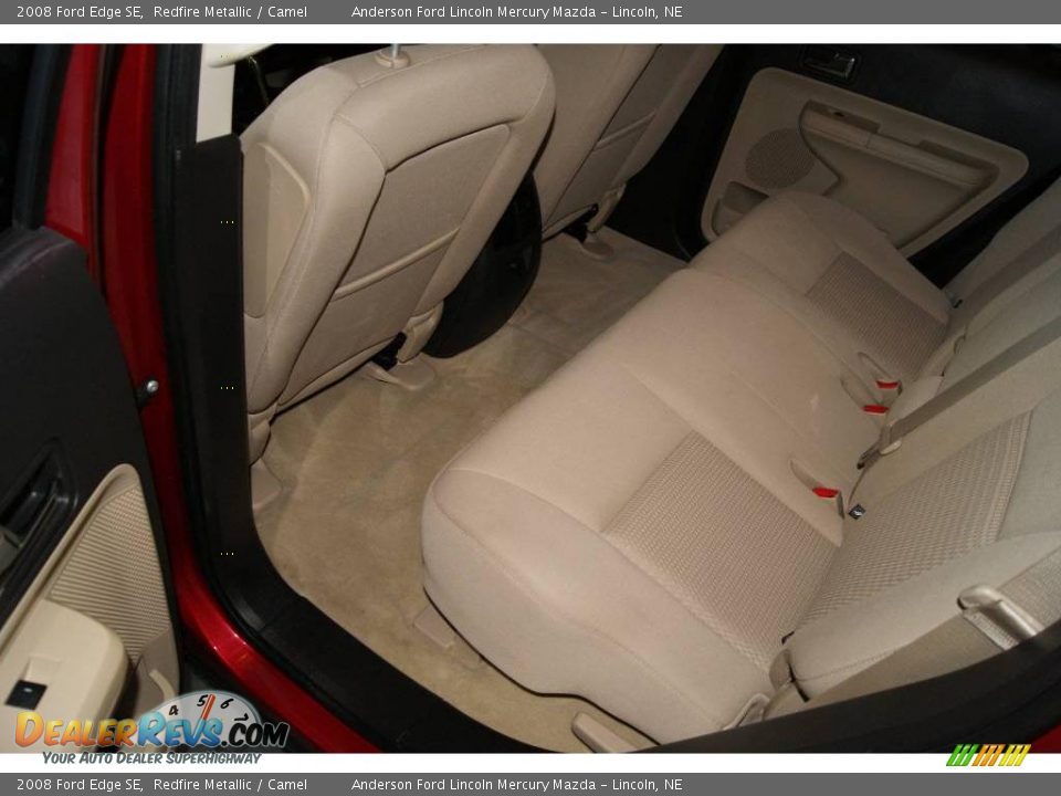 2008 Ford Edge SE Redfire Metallic / Camel Photo #34