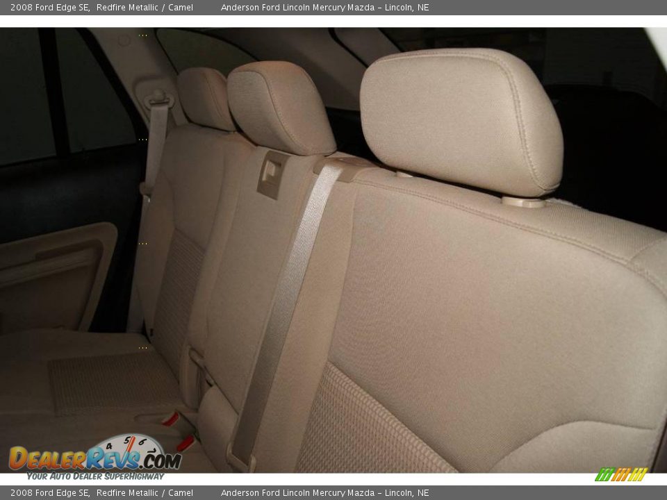 2008 Ford Edge SE Redfire Metallic / Camel Photo #35