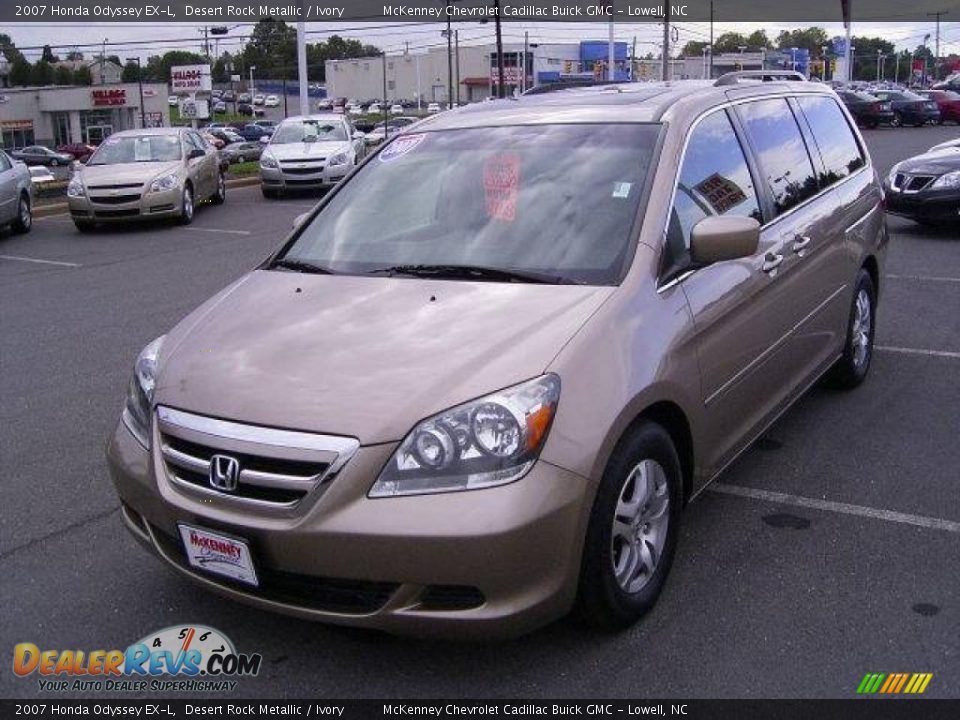 2007 Honda Odyssey EX-L Desert Rock Metallic / Ivory Photo #7