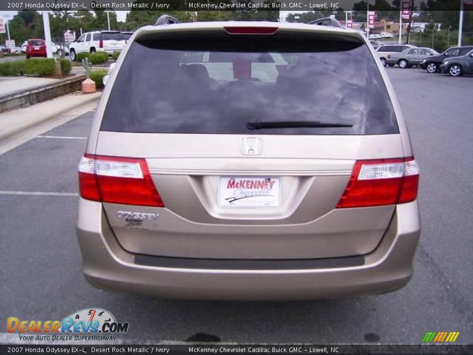 2007 Honda Odyssey EX-L Desert Rock Metallic / Ivory Photo #9