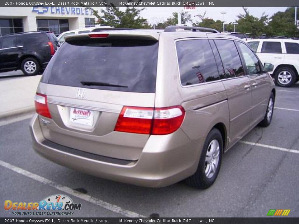 2007 Honda Odyssey EX-L Desert Rock Metallic / Ivory Photo #10