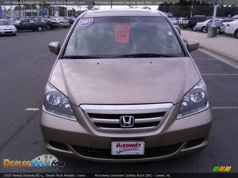 2007 Honda Odyssey EX-L Desert Rock Metallic / Ivory Photo #12