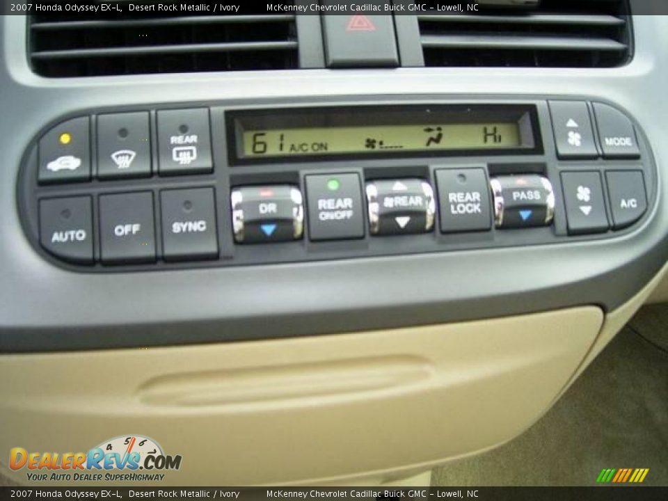 2007 Honda Odyssey EX-L Desert Rock Metallic / Ivory Photo #30