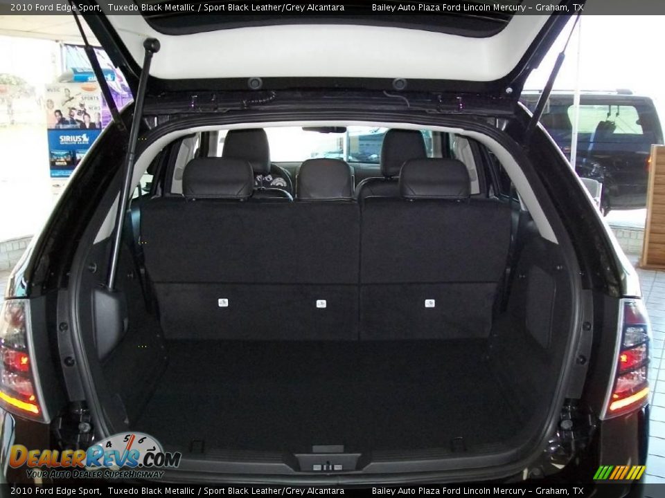 2010 Ford Edge Sport Tuxedo Black Metallic / Sport Black Leather/Grey Alcantara Photo #5